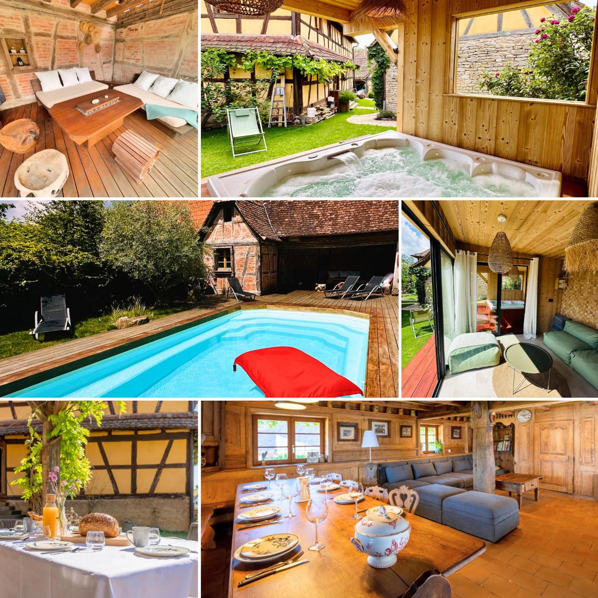 Gite Le Chut - Piscine & Jacuzzi - 11 A 14 Personnes Rangen Экстерьер фото